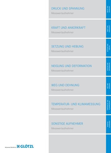 Produktkatalog Teil 1 deutsch (9 MB) - GLÖTZL Gesellschaft für ...