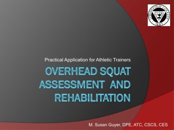 Overhead Squat Assessment