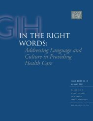 In the Right Words: Addressing Language and Culture