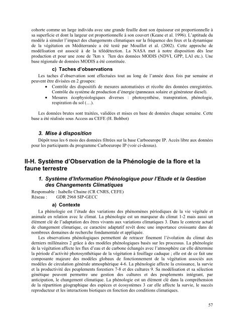 Observatoire de R echerche M editérannéen de l'Environnement