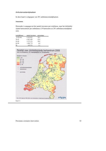 Bijzondere interventies aan het hart - Gezondheidsraad