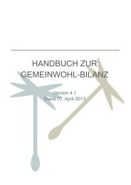 Handbuch zur Gemeinwohl-Bilanz (Version 4.1)