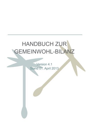 Handbuch zur Gemeinwohl-Bilanz (Version 4.1)