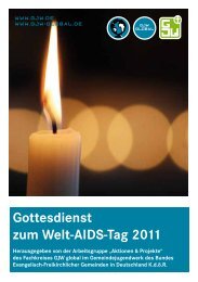 Gottesdienst zum Welt-AIDS-Tag 2011 - GJW