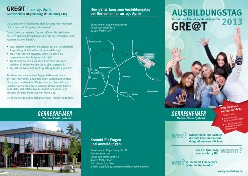 Flyer Ausbildungstag GREAT 2013.indd - Gerresheimer