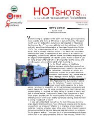 HotShots February 2012 - Town of Gilbert