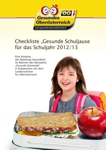 Checkliste - Netzwerk Gesunde Gemeinde - Land Oberösterreich