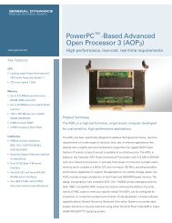 Based Advanced Open Processor 3 (AOP3) - General Dynamics ...