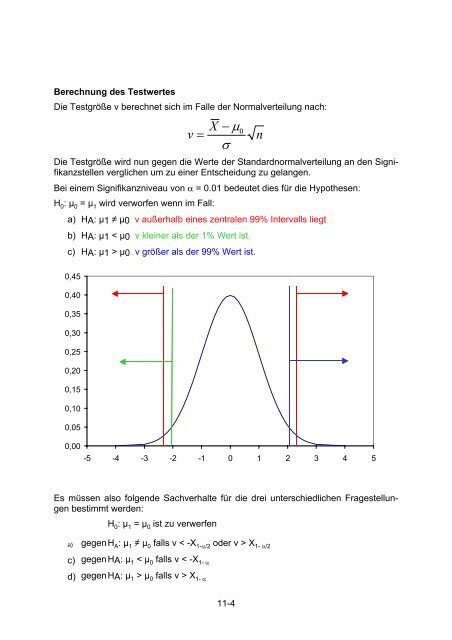 11. Parametrische Signifikanztests