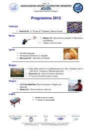 Programma 2012 - Gruppo Lavoratori Agusta Seniores