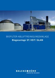 Biogasanlage, St. Veit / Glan - Balcke-Dürr