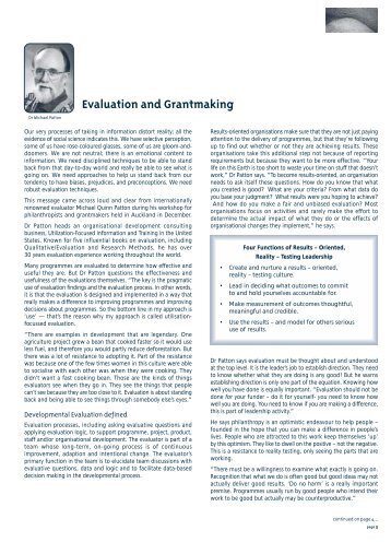 Evaluation and Grantmaking - Dr Michael Patton.pdf