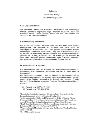 Bofzheim vom 10.10.2010 .pdf - Gemeindeforschung.de