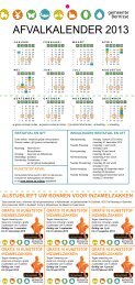 Download de Afvalkalender - Gemeente Bernisse