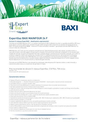 baxi_AXI MAINFOUR 24 F_v - GDF SUEZ Energy România