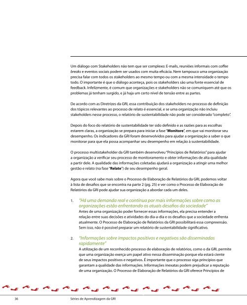 Relatórios de Sustentabilidade da GRI: - Global Reporting Initiative