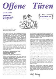 Mai/Juni/Juli - Evangelische Kirchengemeinde Neckargartach