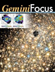 December 2011 GeminiFocus - Gemini Observatory