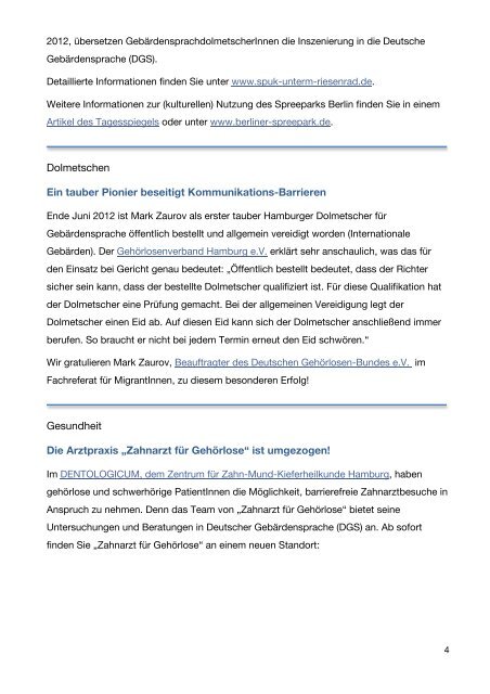 Newsletter 31/2012