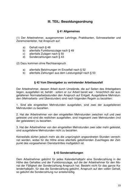Kollektivvertrag der Wiener Stadtwerke in der Fassung der 13 ... - FSG