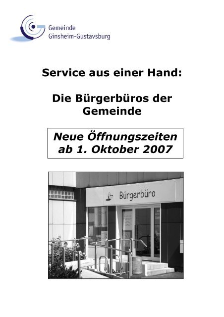 Service aus einer Hand - Ginsheim-Gustavsburg