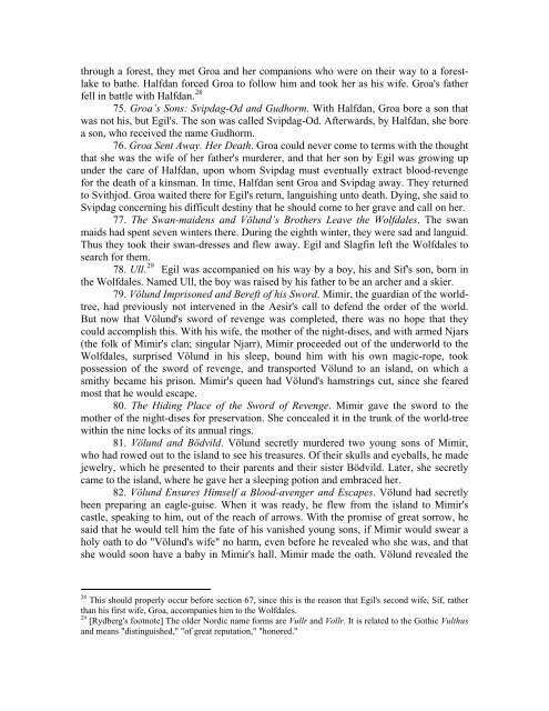 Viktor Rydberg's Investigations into Germanic Mythology, Vol. II