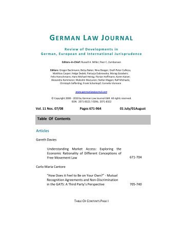 Full Issue - The German Law Journal