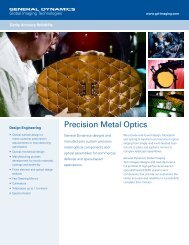 Precision Metal Optics - General Dynamics Global Imaging ...