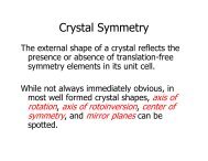Crystal Symmetry