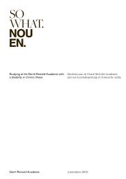 NOU EN? (pdf) - Gerrit Rietveld Academie