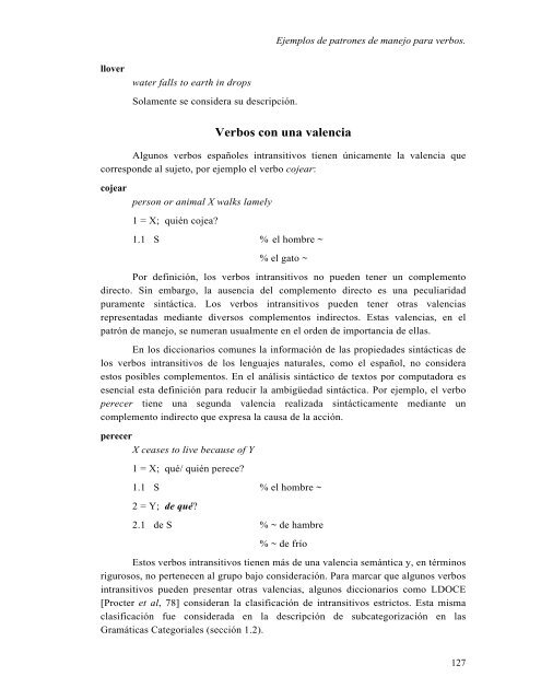 Análisis sintáctico conducido por un diccionario de patrones de ...