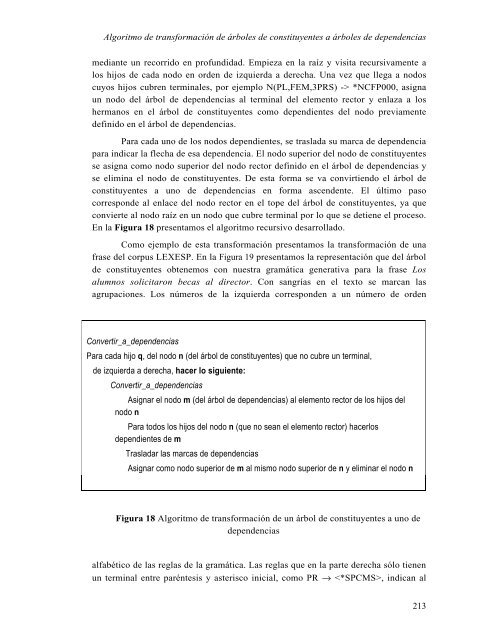 Análisis sintáctico conducido por un diccionario de patrones de ...