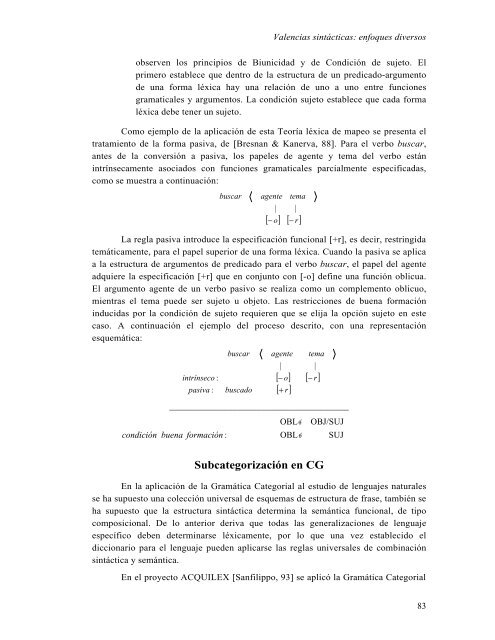 Análisis sintáctico conducido por un diccionario de patrones de ...