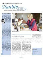 Ausgabe 2011 Nr. 09 - Dritte APROPOS-Vernissage - Reformierte ...