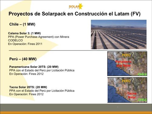 Sr. Jon Segovia, Socio Director, Solar Pack Chile