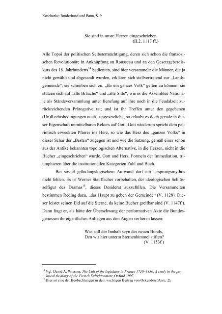 Albrecht Koschorke: Brüderbund und Bann. Das Drama der