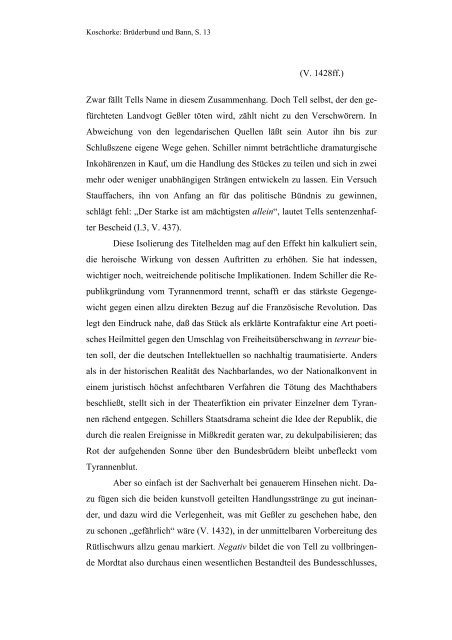 Albrecht Koschorke: Brüderbund und Bann. Das Drama der