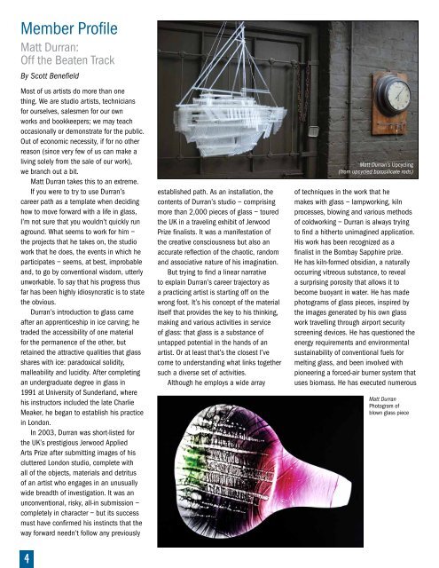 GASNews October/ November 2011 Volume 22 ... - Glass Art Society