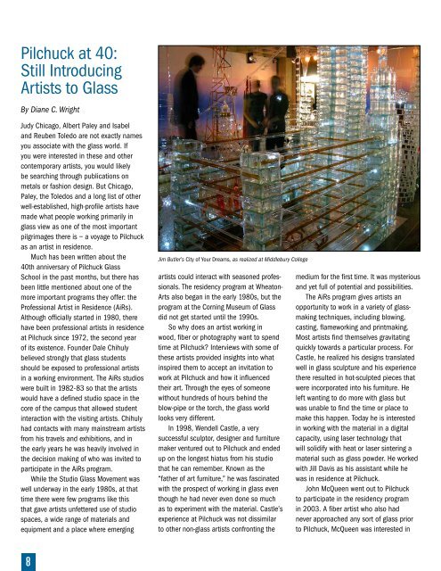 GASNews October/ November 2011 Volume 22 ... - Glass Art Society