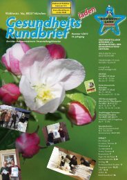 Rundbrief - Gesundheitsladen München