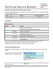 Technical Service Bulletin - APR