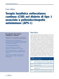 Terapia insulinica sottocutanea continua (CSII) - Giornale Italiano di ...