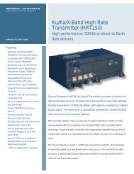 HRT-150 Transmitter - General Dynamics Advanced Information ...