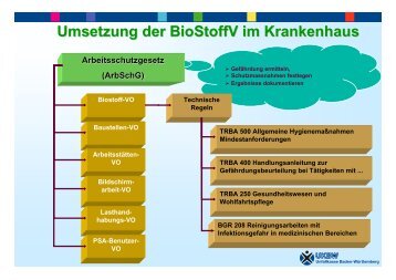 Umsetzung der BioStoffV im Krankenhaus (PDF; 518 KB