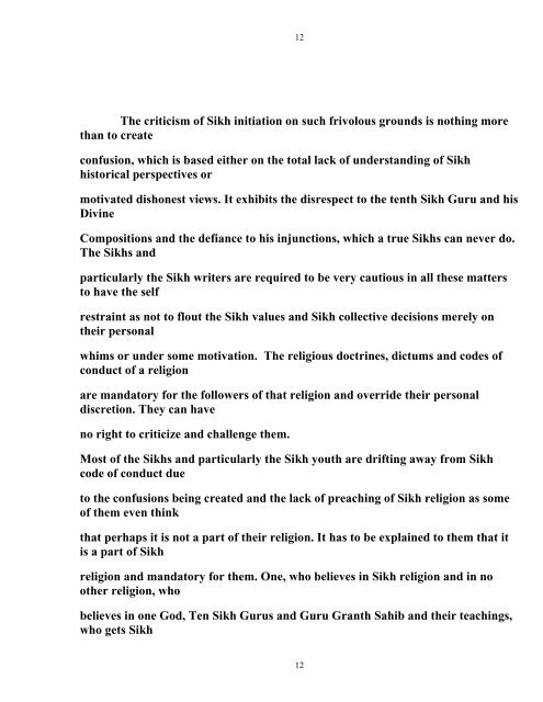 Sikh Religion Initiation-Amrit and Sikh code of conduct - Global Sikh ...