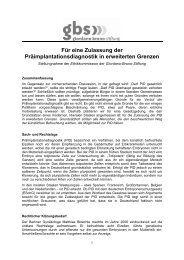 PID-Gutachten der gbs-Ethikkommission - Giordano Bruno Stiftung