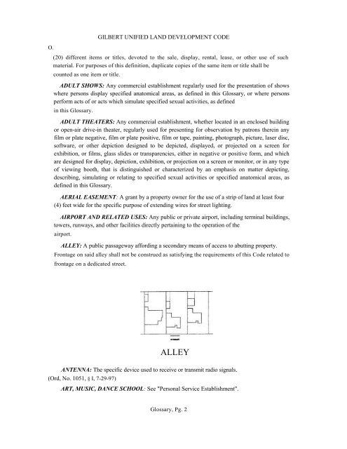 Unified Land Development Code - Town of Gilbert