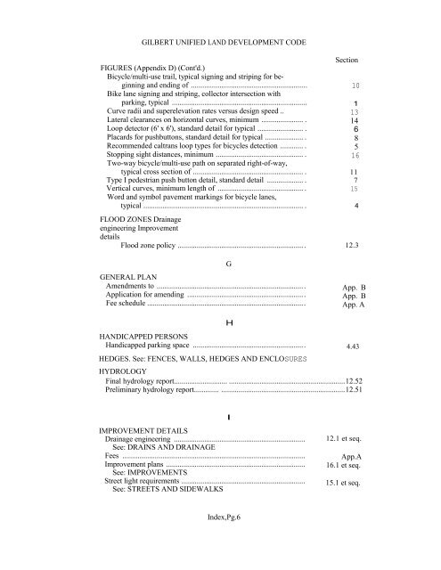 Unified Land Development Code - Town of Gilbert