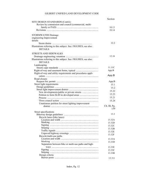 Unified Land Development Code - Town of Gilbert