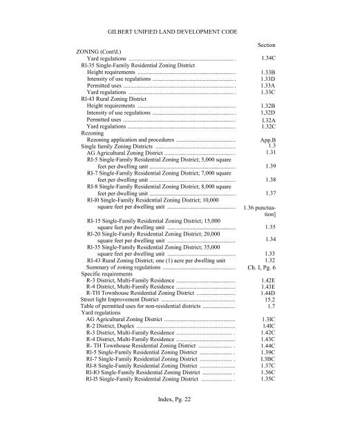 Unified Land Development Code - Town of Gilbert